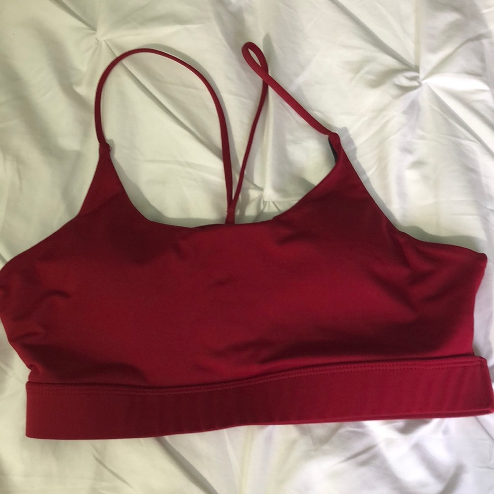 Shein red sports bra, size Large